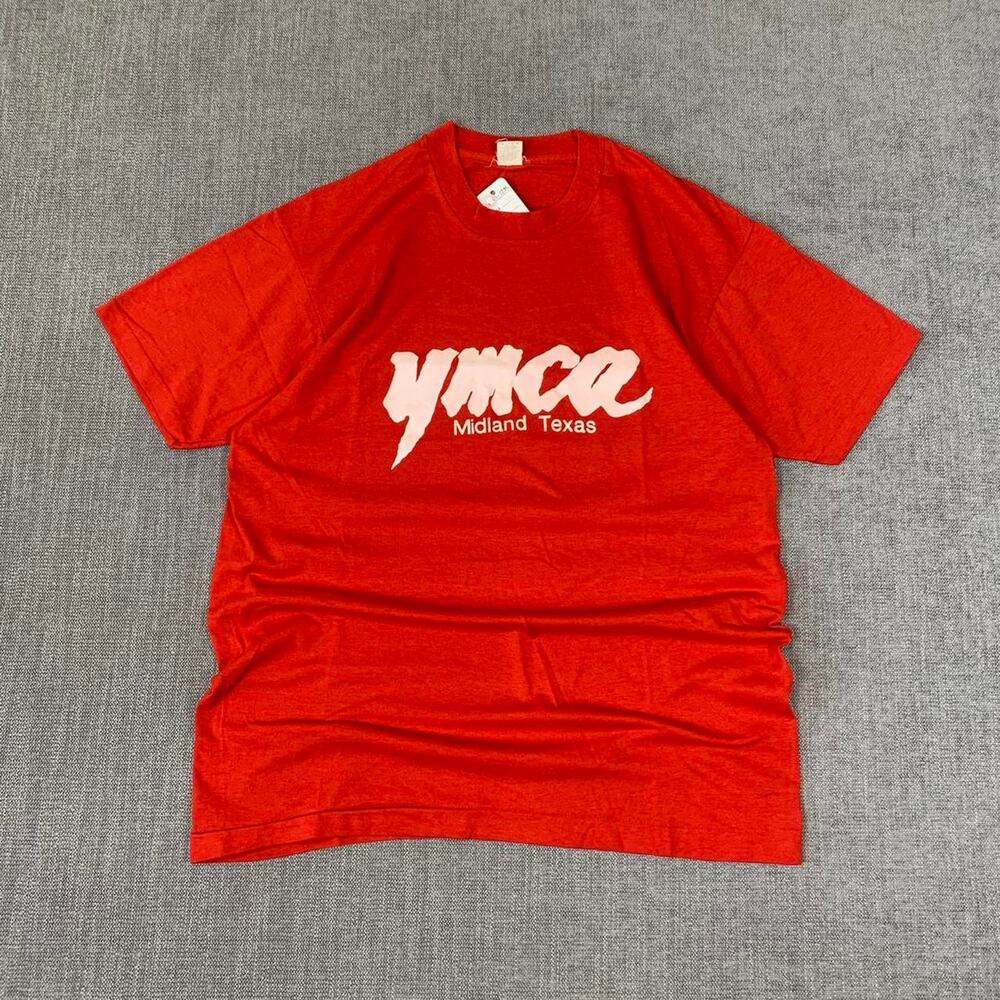 Vintage Ymca Midland Texas red t-shirt